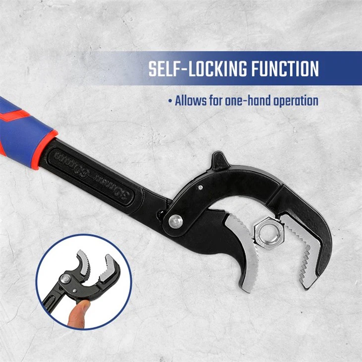 WORKPRO 2PC MULTI-FUNCTION PIPE WRENCH suppliers