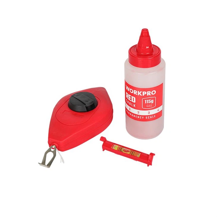 WORKPRO 30M CHALK LINE REEL SET WITH RED CHALK suppliers